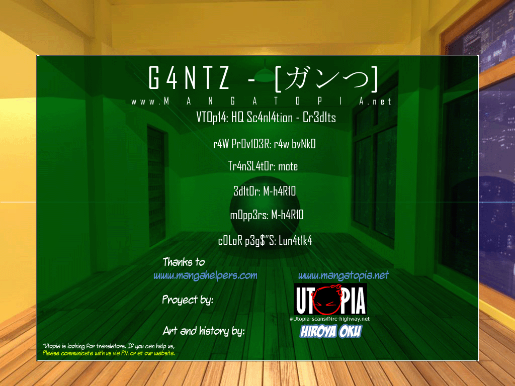 Read Gantz de Manga Online
