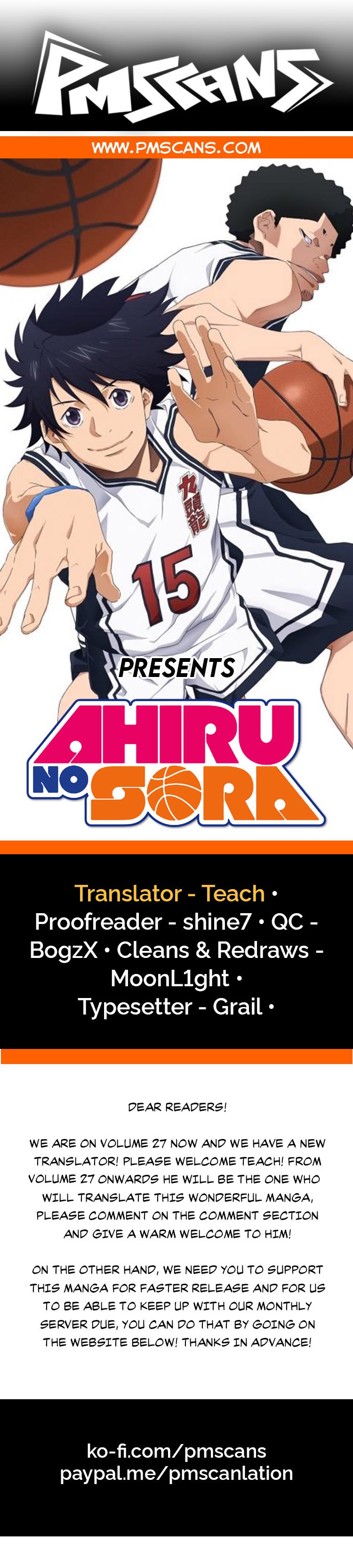 Read Ahiru no Sora en Manga Online