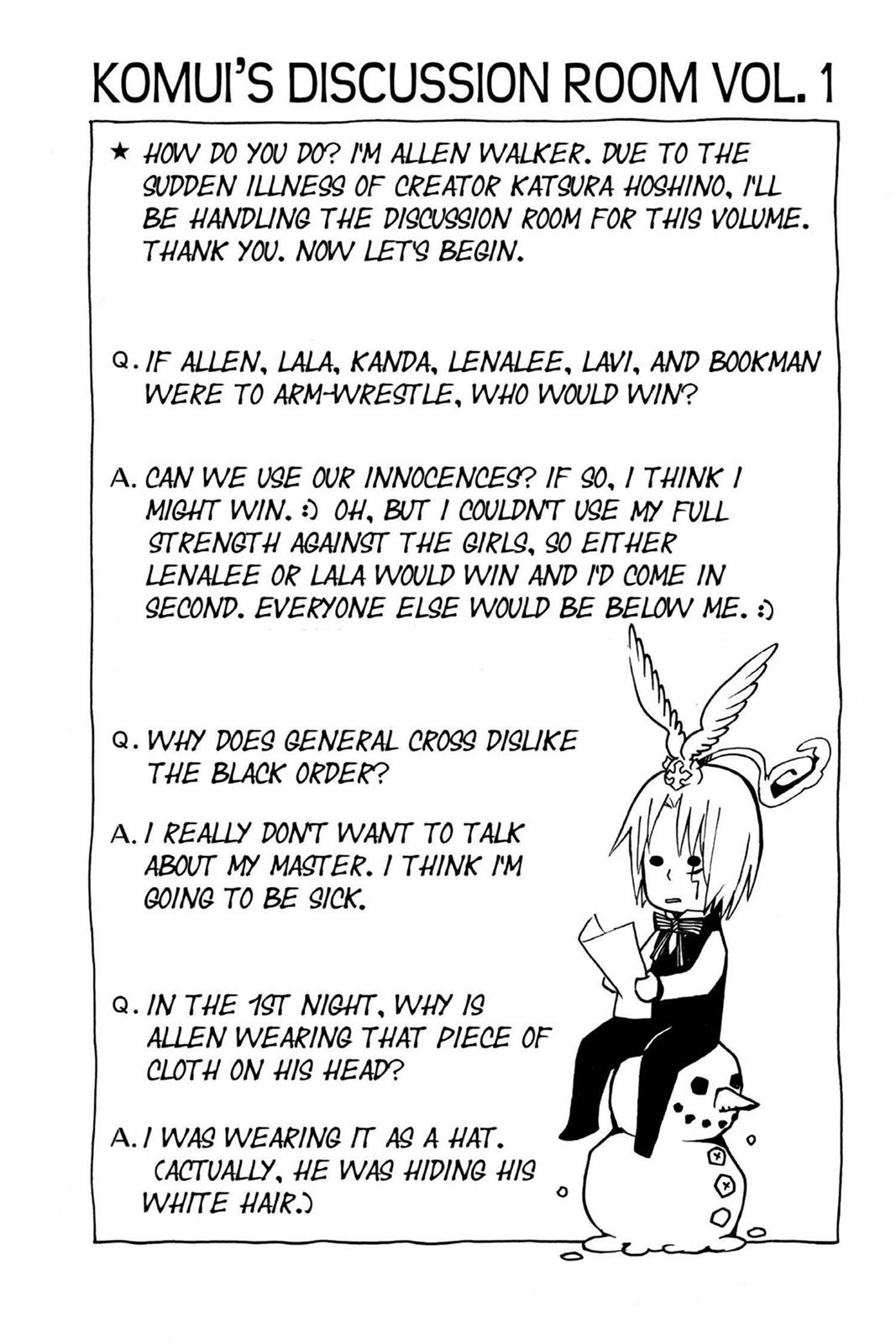 Read D.Gray-man EN Manga Online