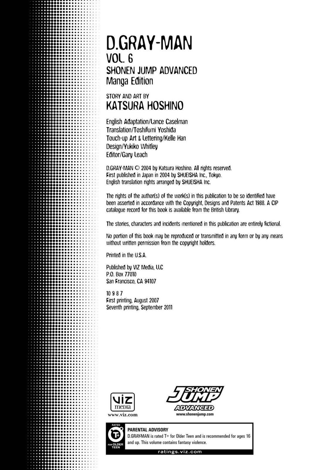 Read D.Gray-man EN Manga Online
