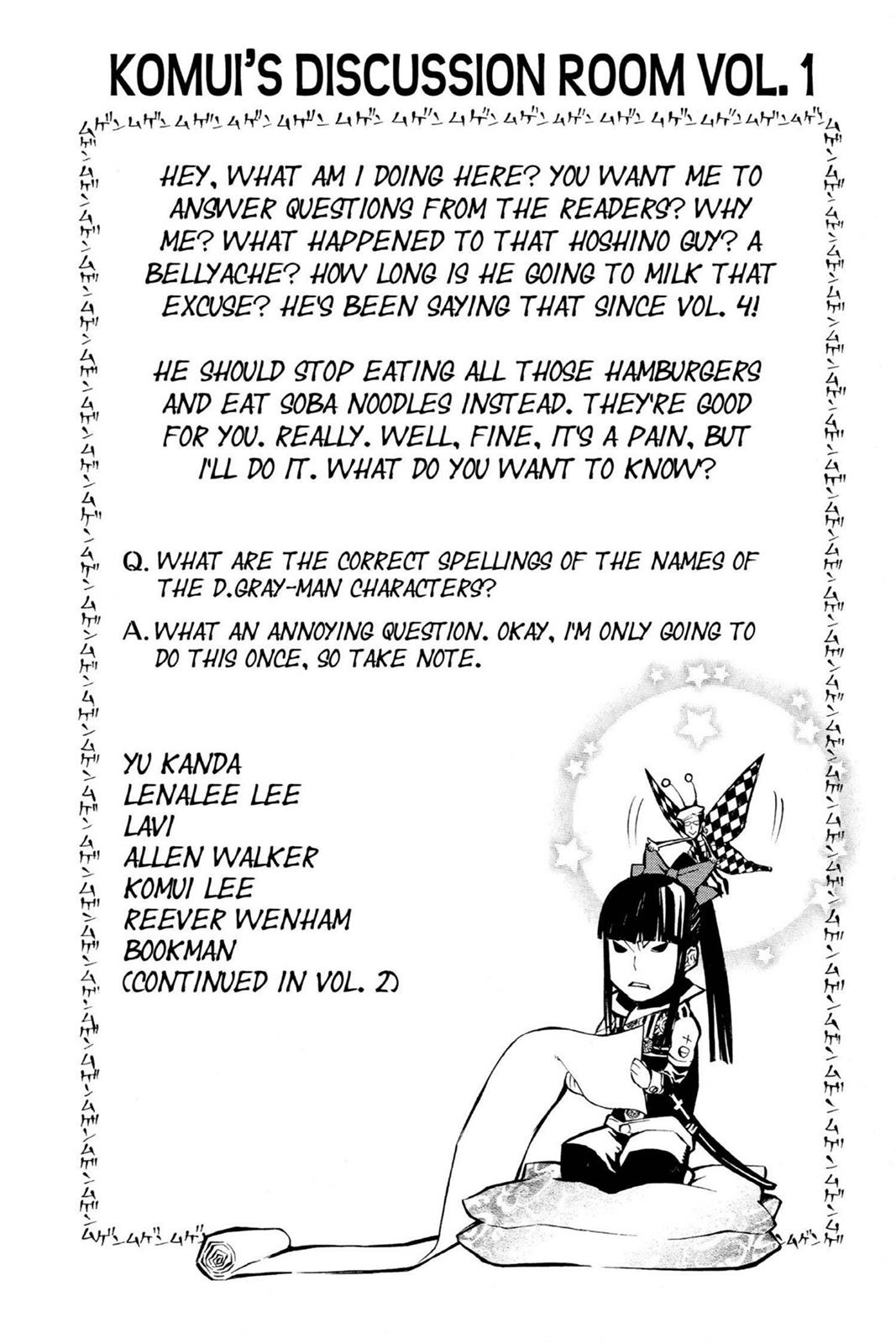 Read D.Gray-man EN Manga Online