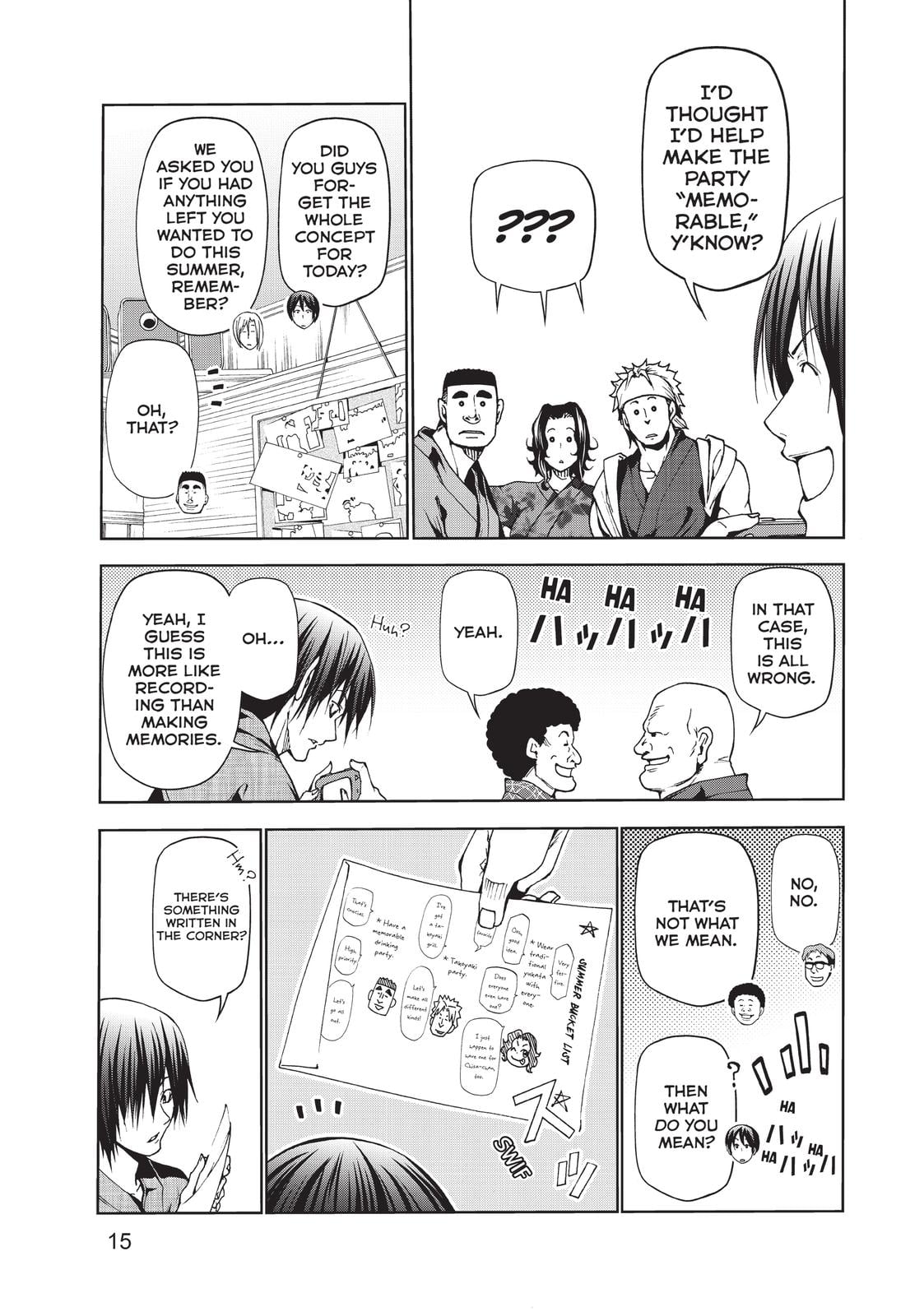Read Grand Blue Dreaming EN Manga Online