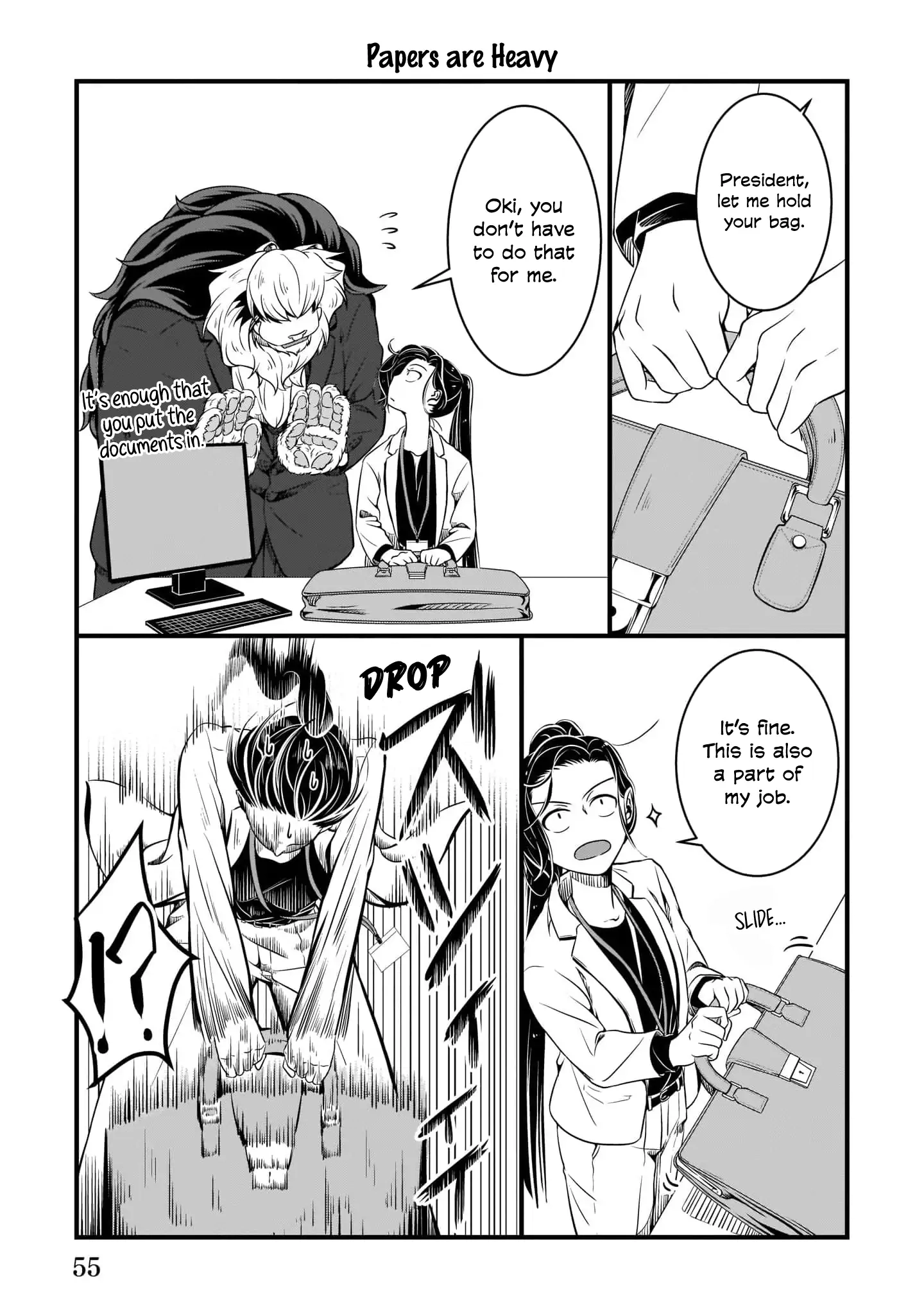 Read Me and My Beast Boss EN Manga Online
