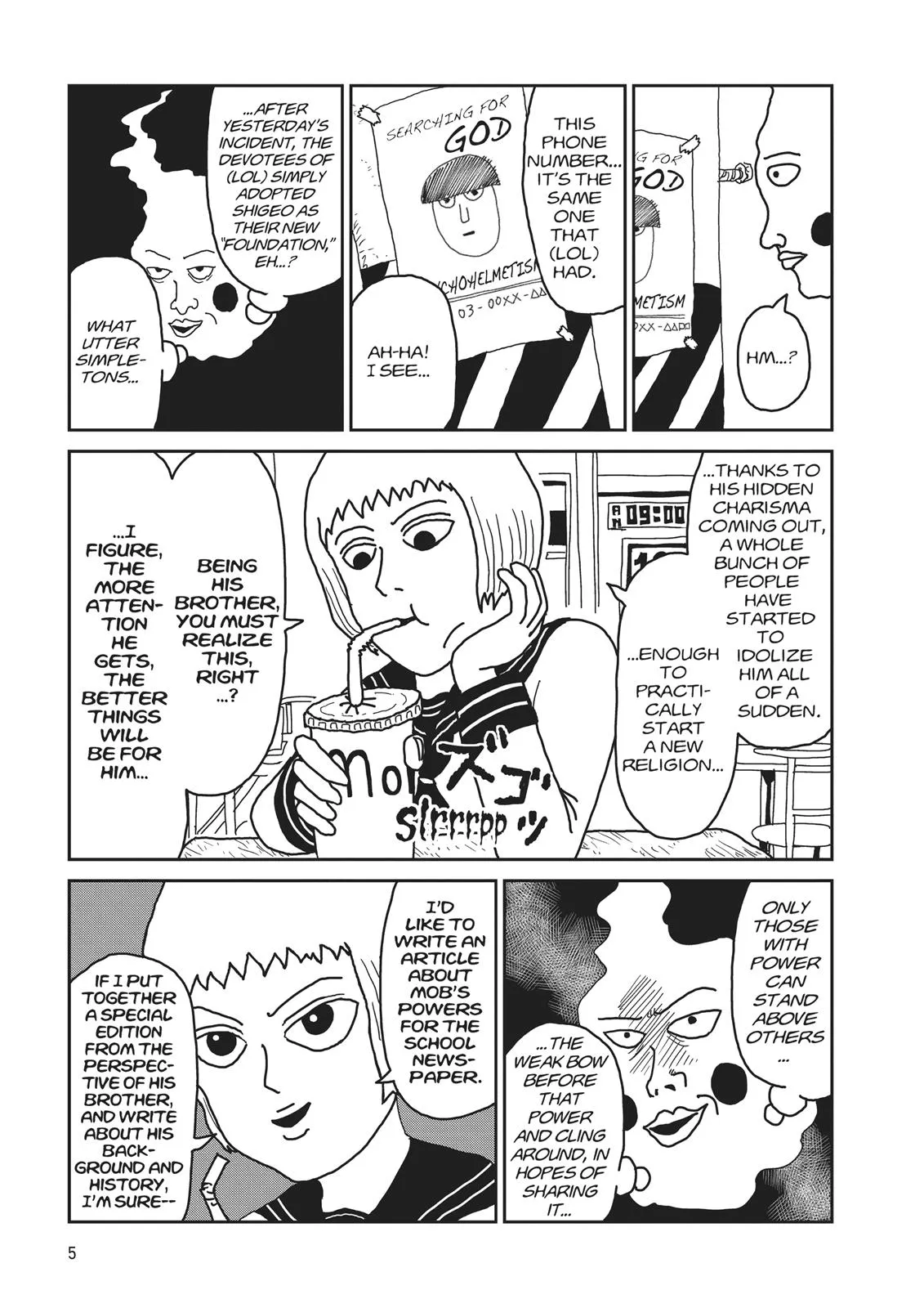 Read Mob Psycho 100 EN Manga Online