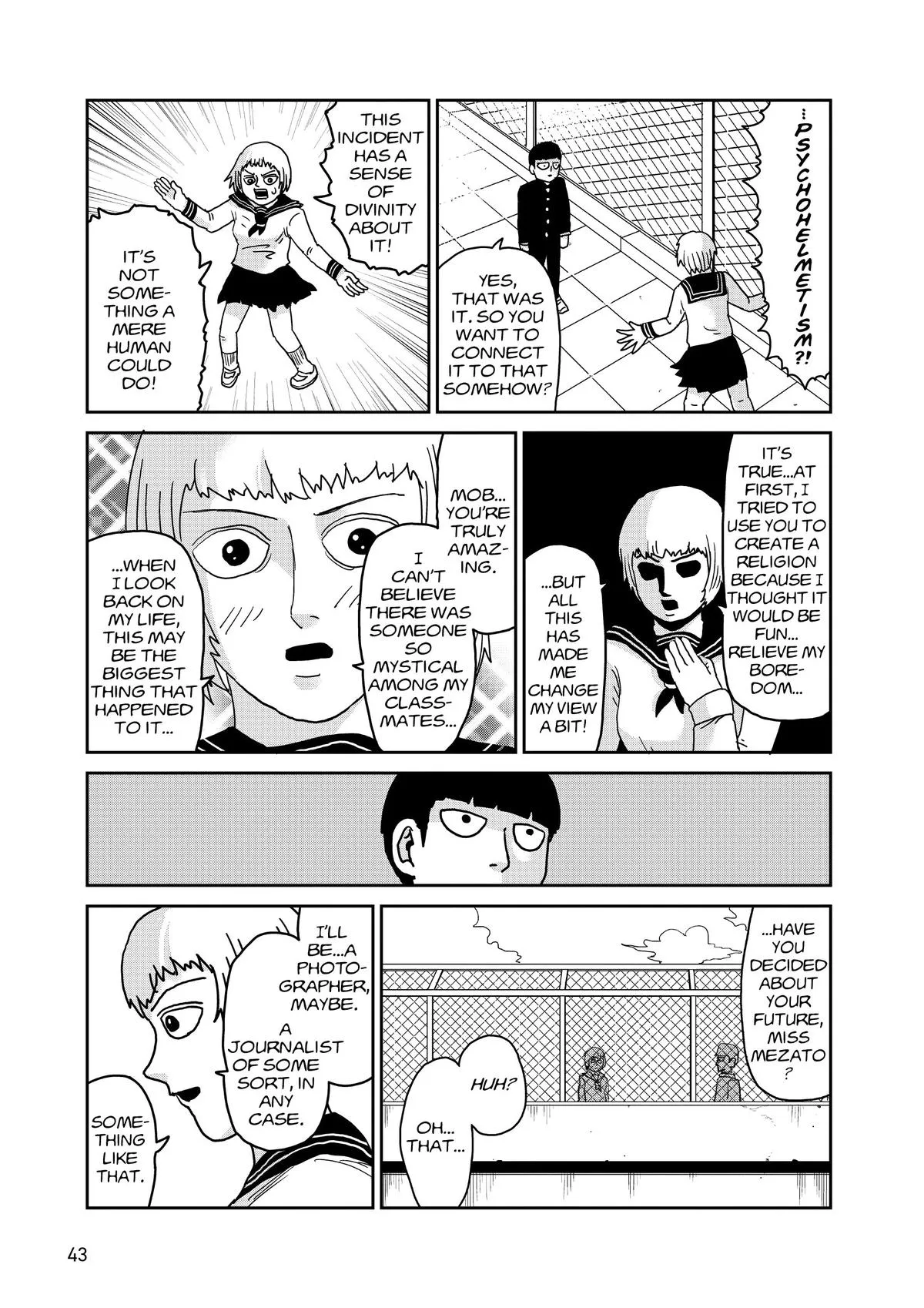 Read Mob Psycho 100 EN Manga Online
