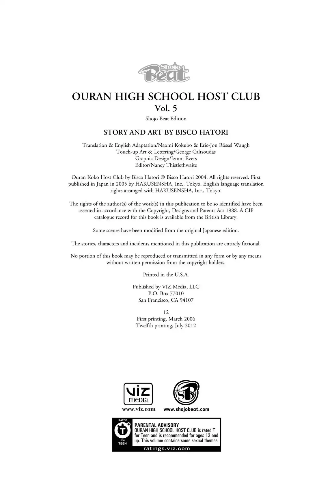 Read Ouran Koukou Host Club EN Manga Online