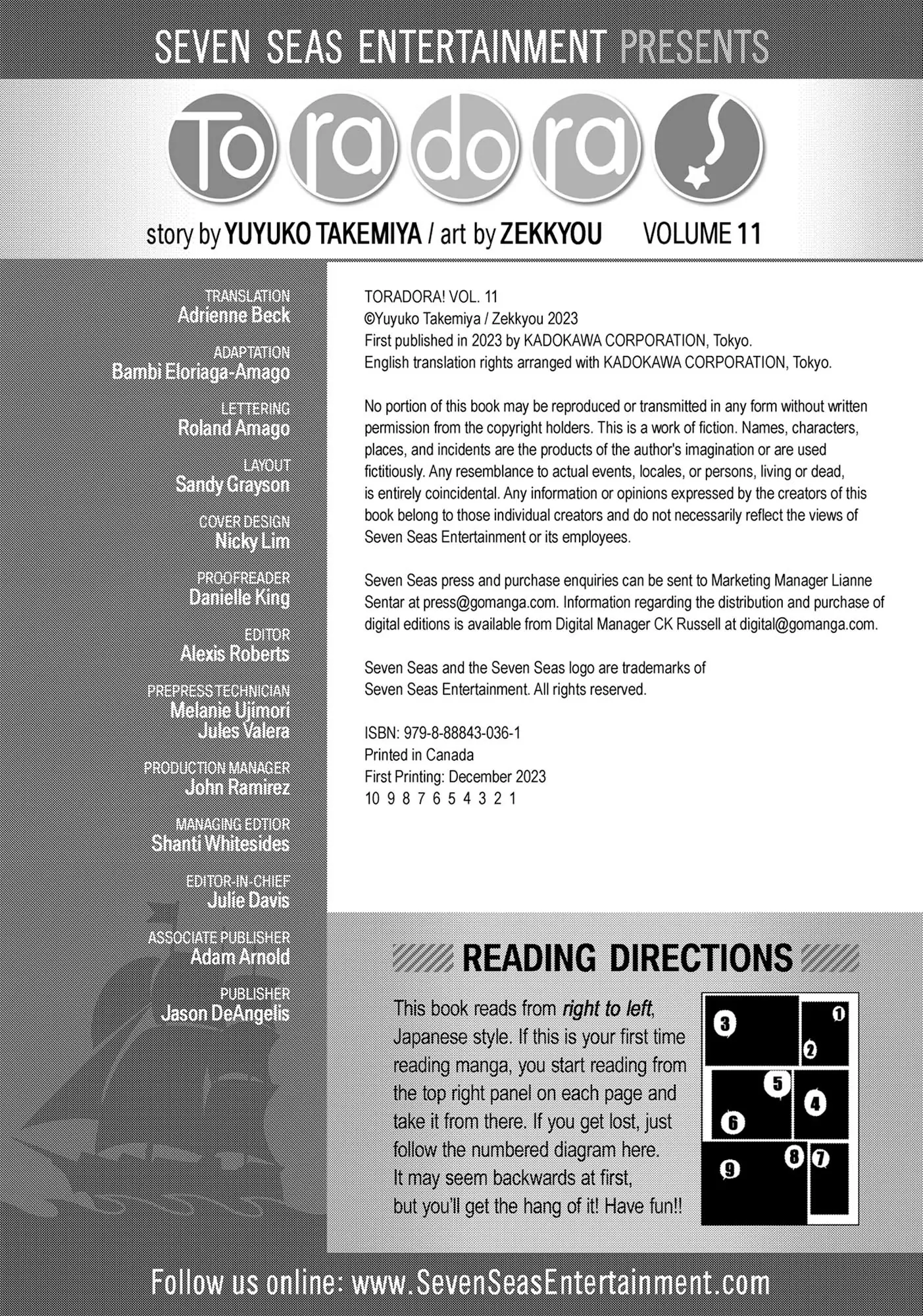 Read Toradora EN Manga Online