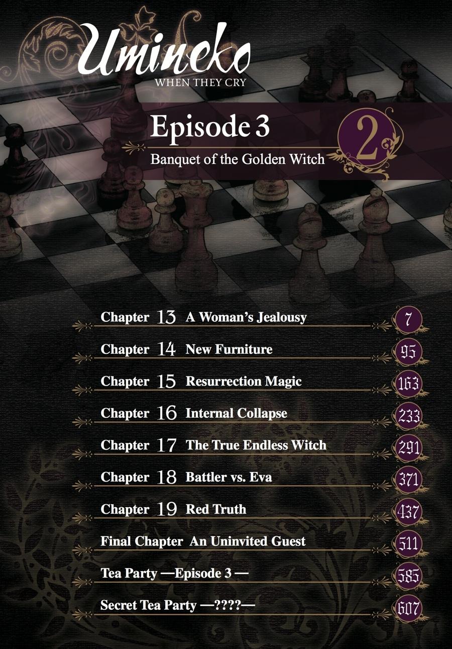 Read Umineko WHEN THEY CRY Episode 3_ Banquet of the Golden Witch EN Manga Online