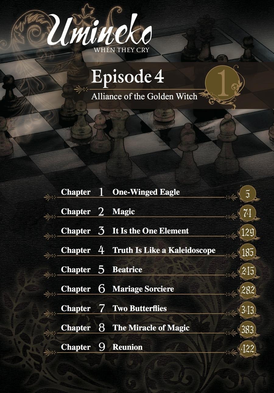 Read Umineko WHEN THEY CRY Episode 4_ Alliance of the Golden Witch EN Manga Online