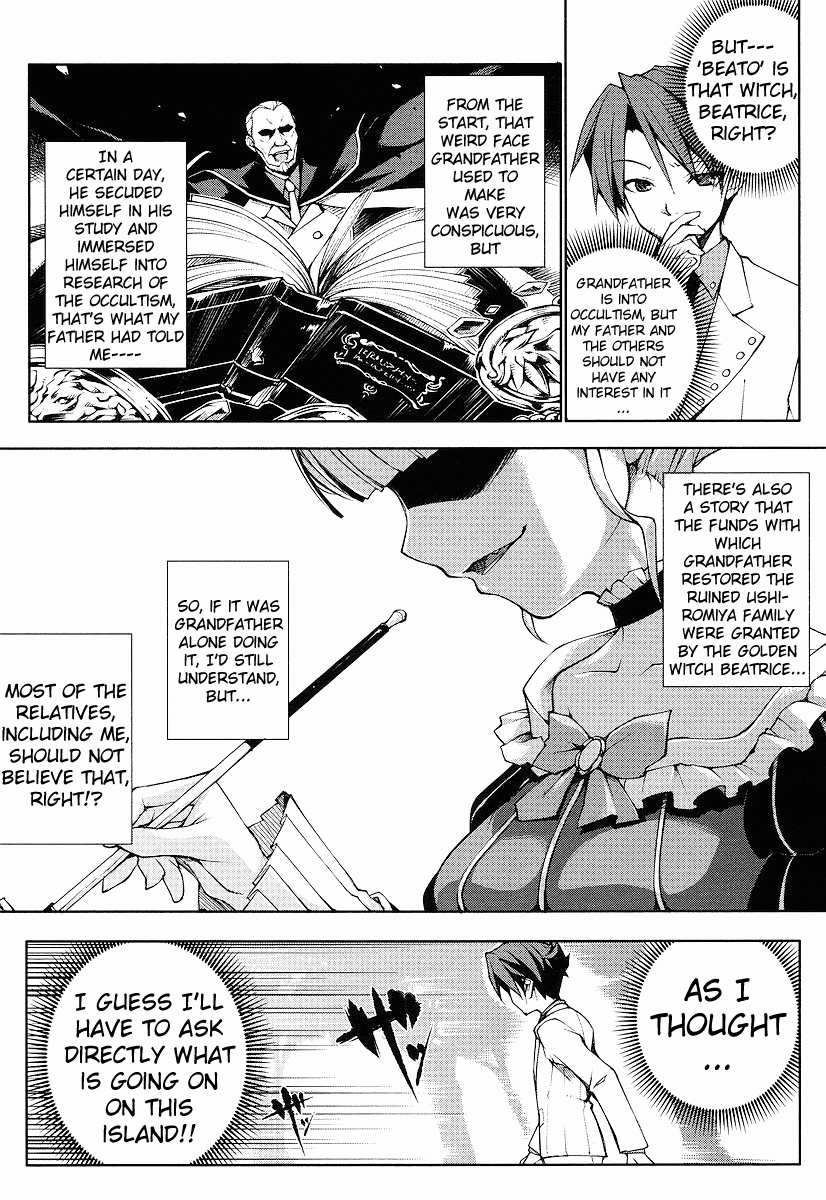Read Umineko no Naku Koro ni Episode X_ Rokkenjima of Higurashi Crying EN Manga Online