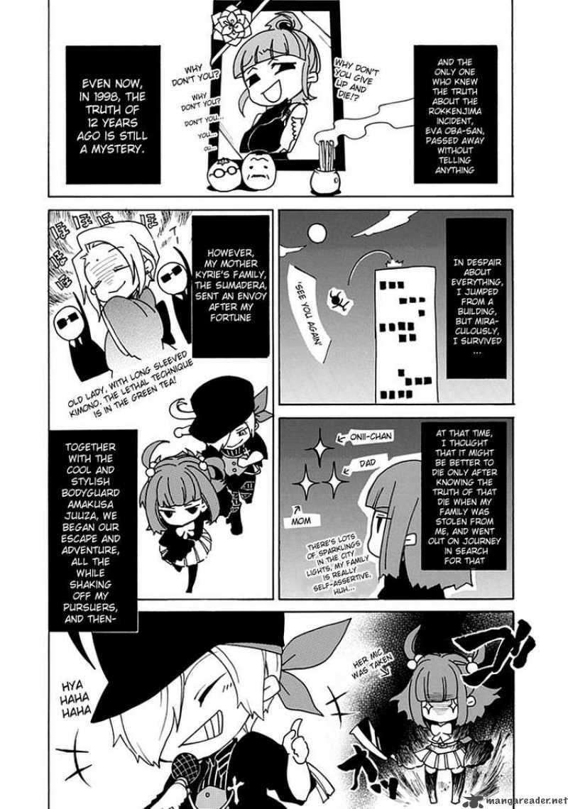 Read Umineko no Naku Koro ni Episode X_ Rokkenjima of Higurashi Crying EN Manga Online