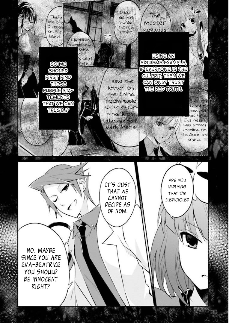 Read Umineko no Naku Koro ni Shi_ Forgery of the Purple Logic EN Manga Online