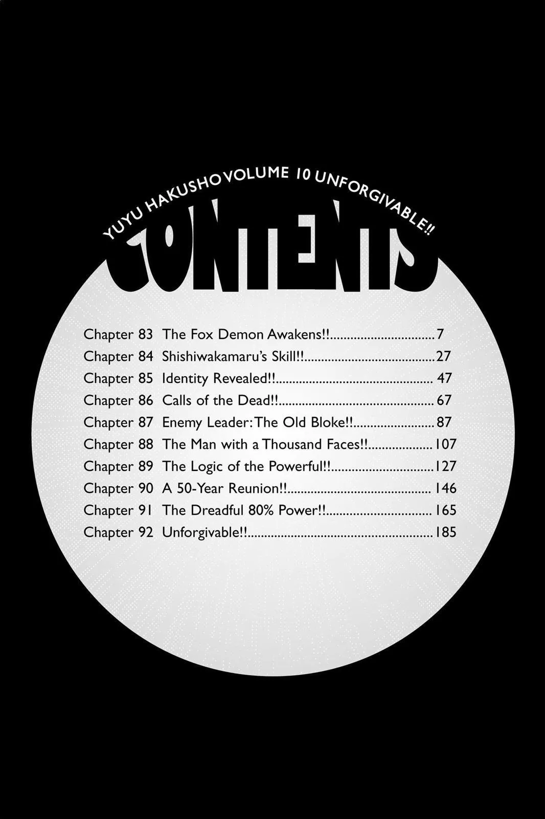 Read Yu Yu Hakusho EN Manga Online