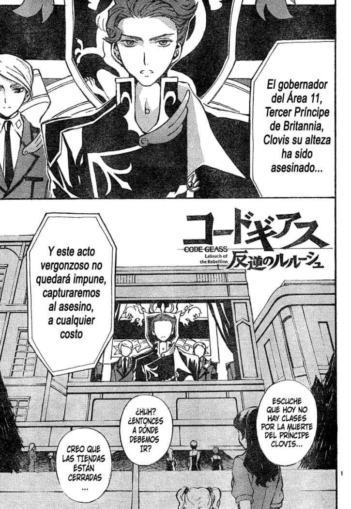 Read Code Geass Lelouch of the Rebellion es Manga Online