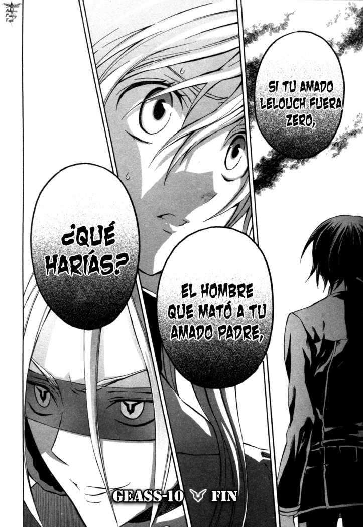 Read Code Geass Lelouch of the Rebellion es Manga Online