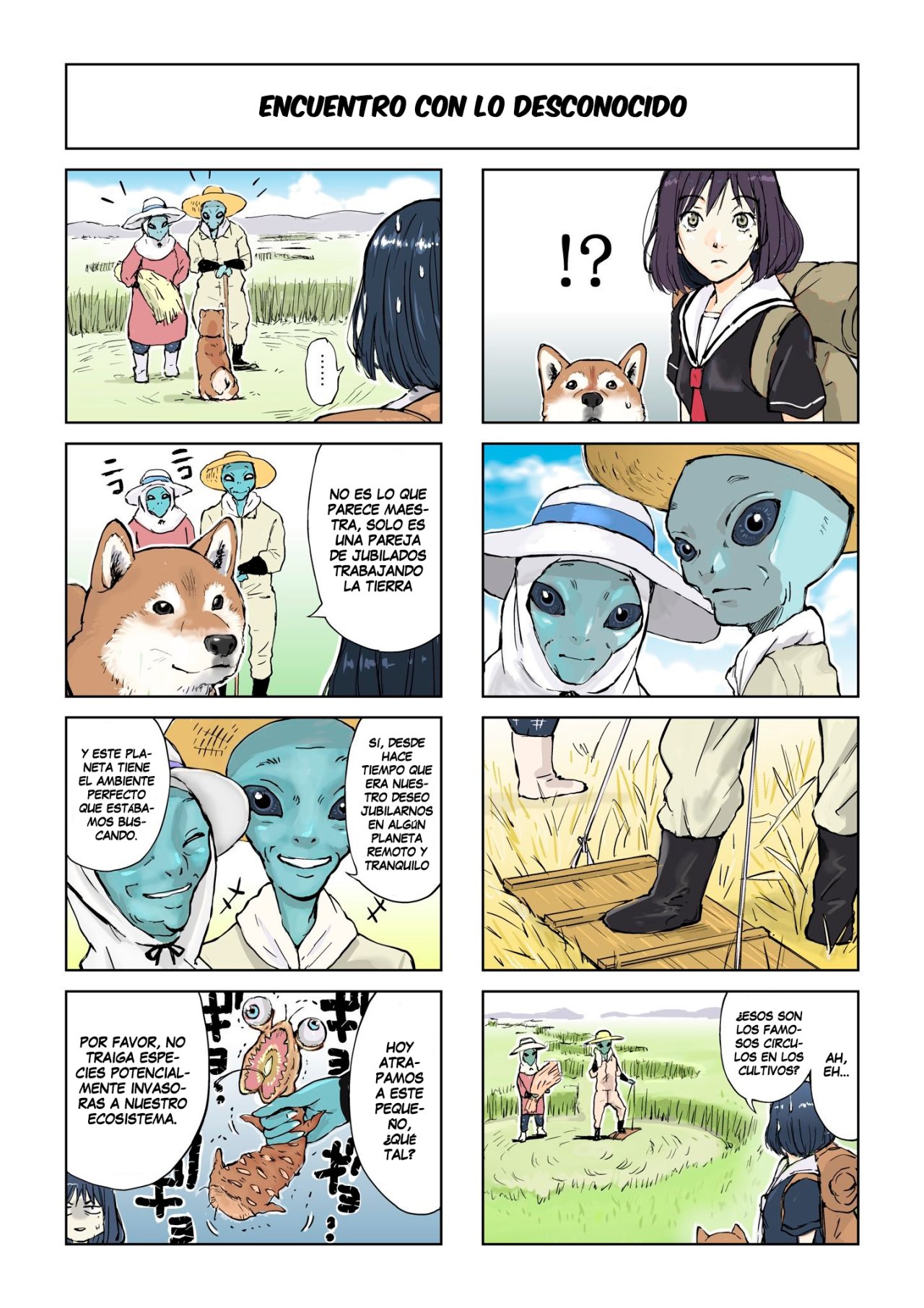 Read Sekai no Owari ni Shiba Inu to ES Manga Online