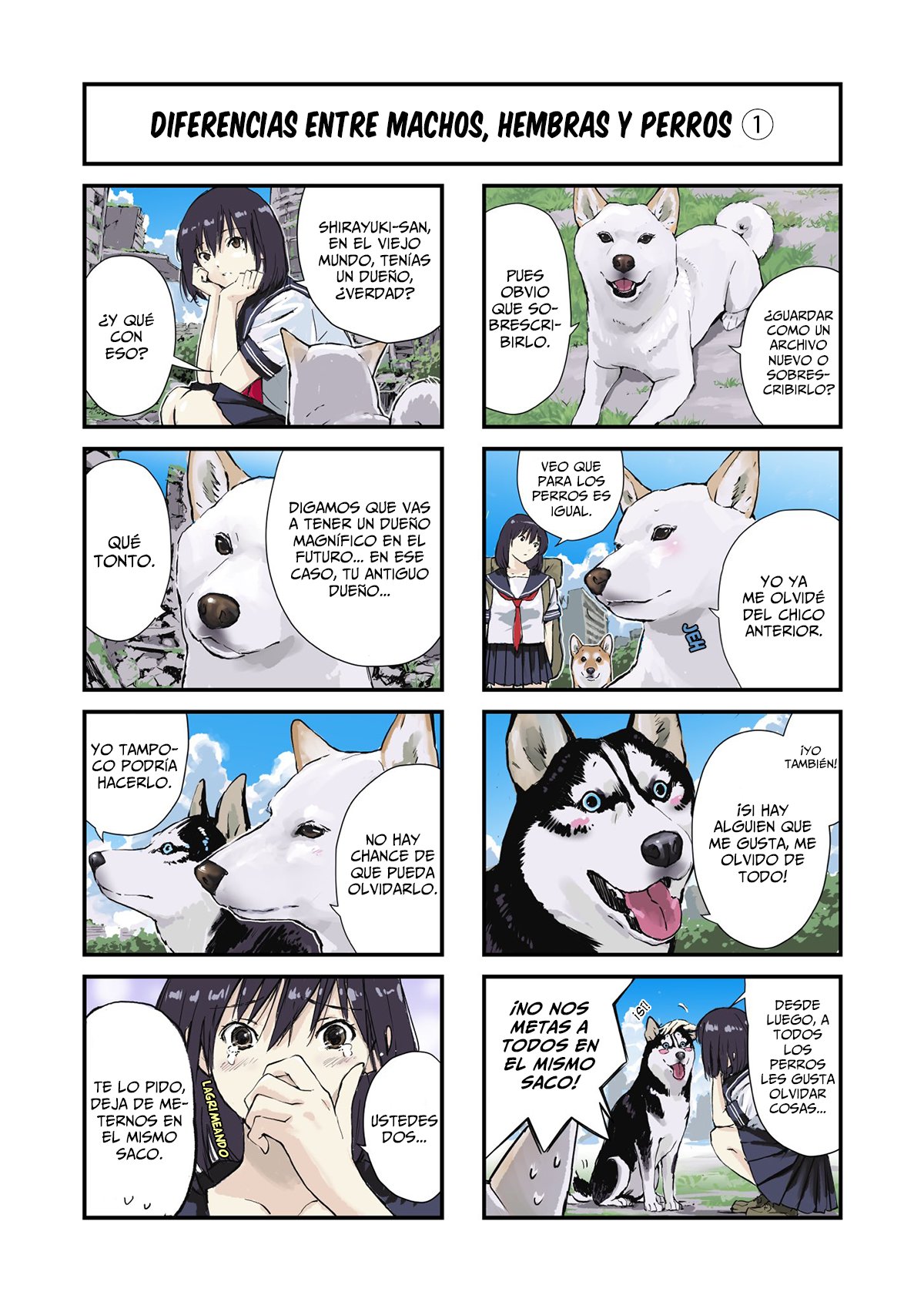 Read Sekai no Owari ni Shiba Inu to ES Manga Online