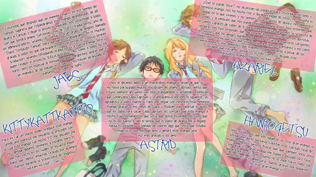 Read Shigatsu wa Kimi no Uso ES Manga Online