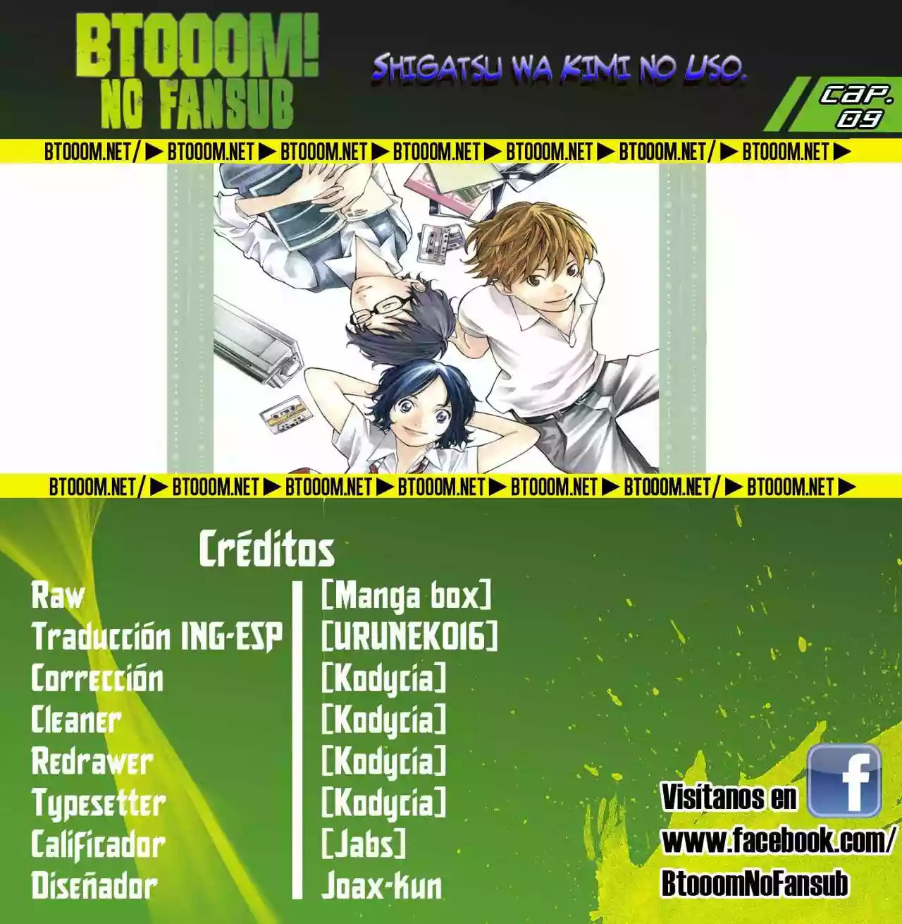 Read Shigatsu wa Kimi no Uso ES Manga Online