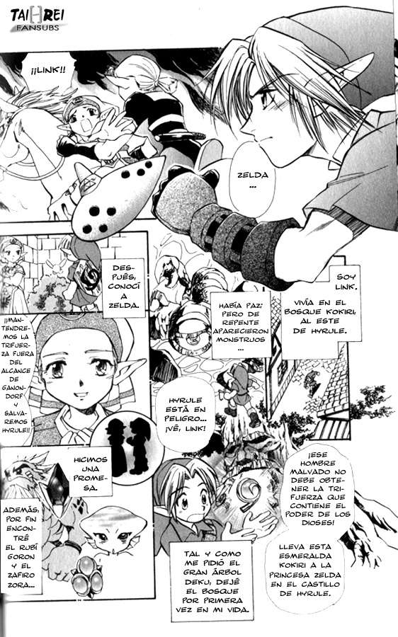 Read The legend of zelda - Ocarina of time ES Manga Online