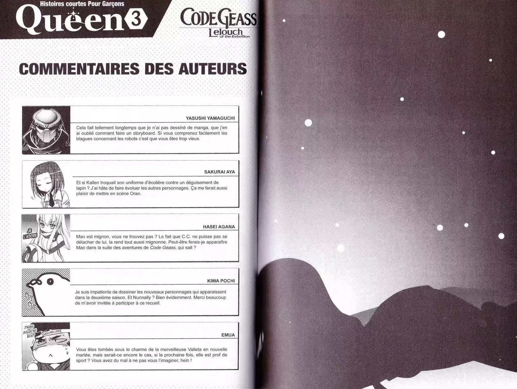 Read Code Geass  Queen For Boys FR Manga Online