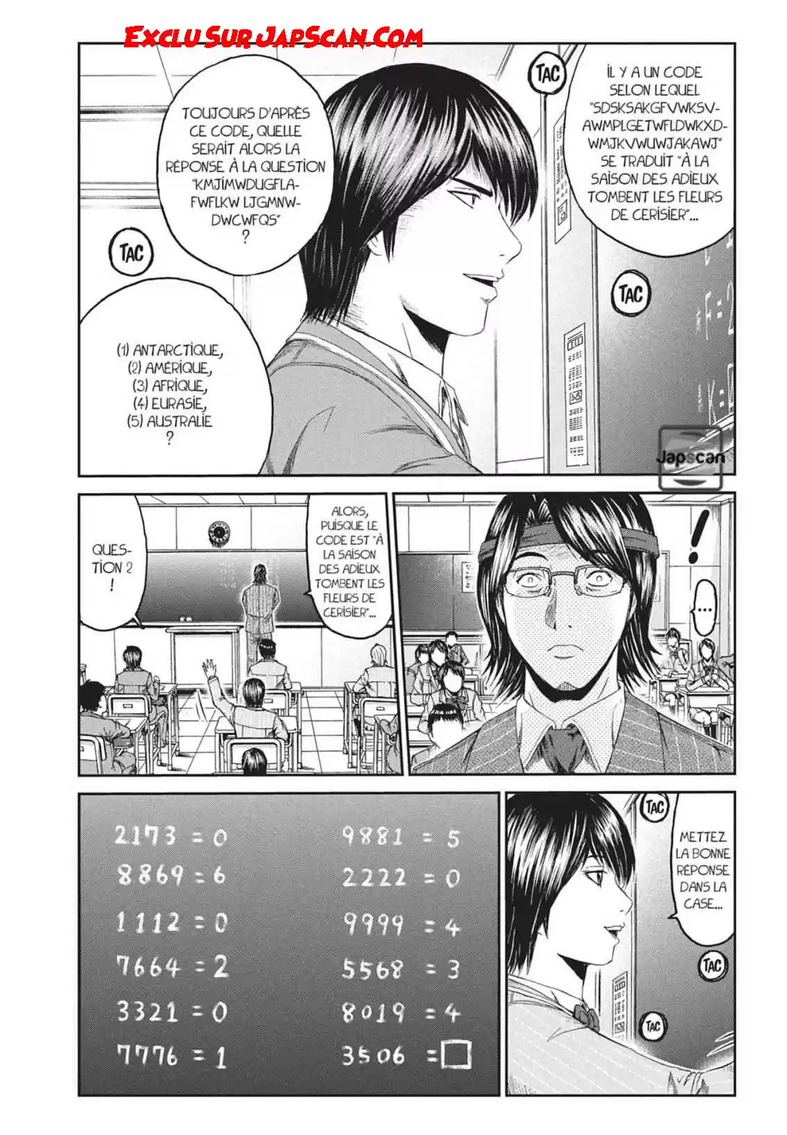 Read GTO Paradise Lost FR Manga Online