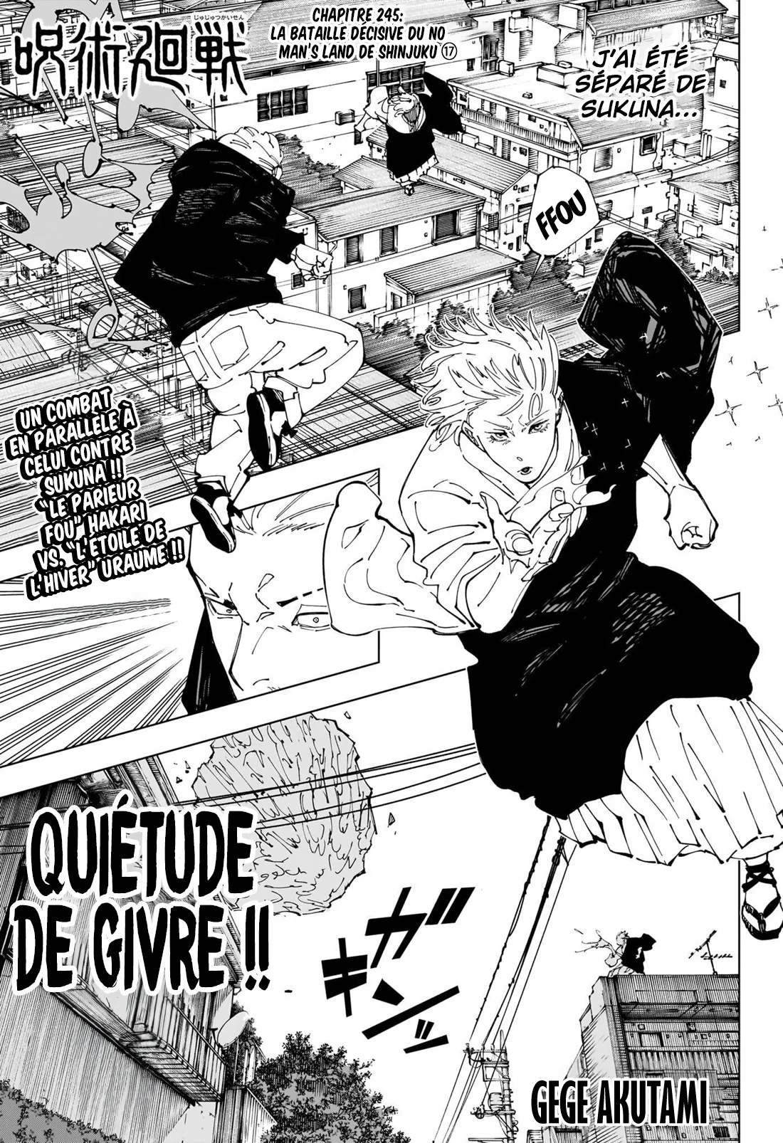 Read Jujutsu Kaisen FR Manga Online