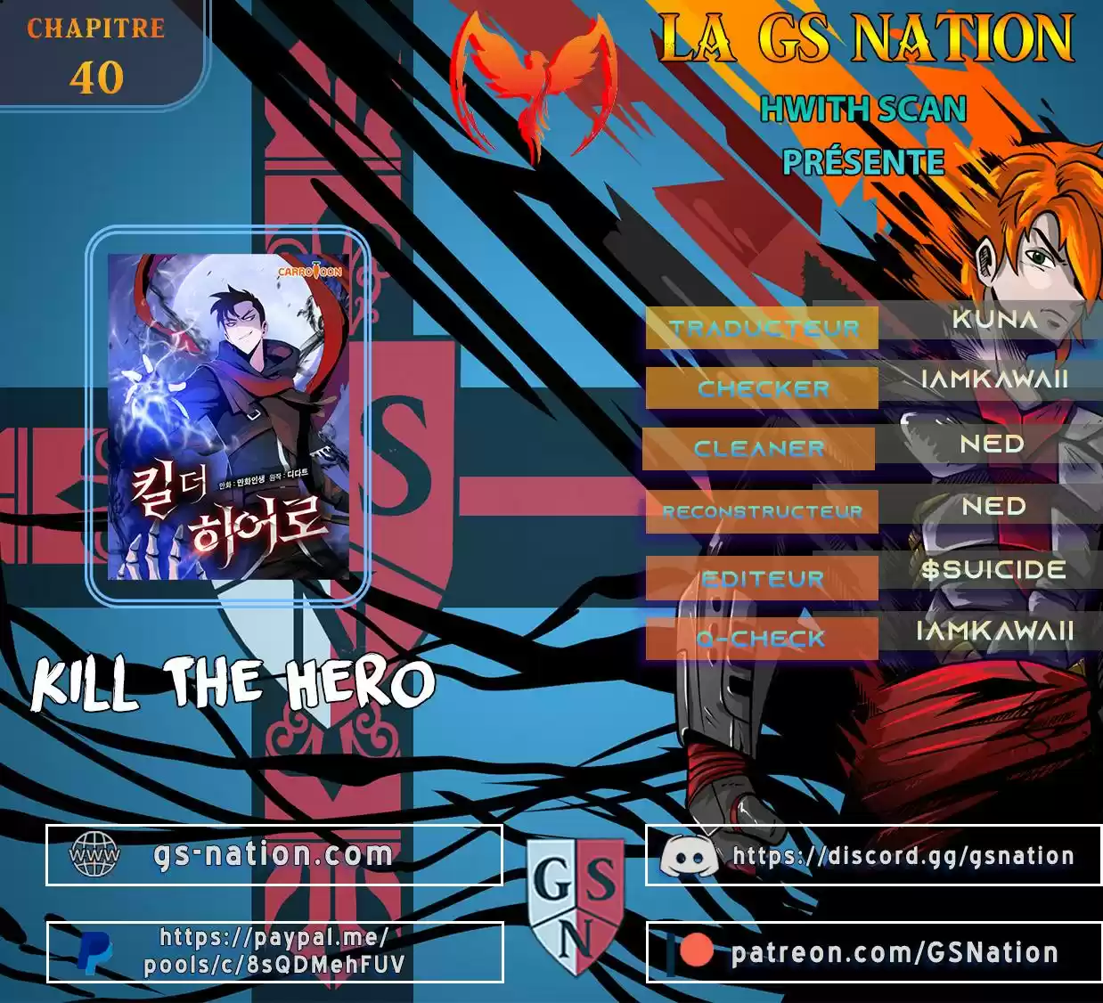 Read Kill the Hero FR Manga Online