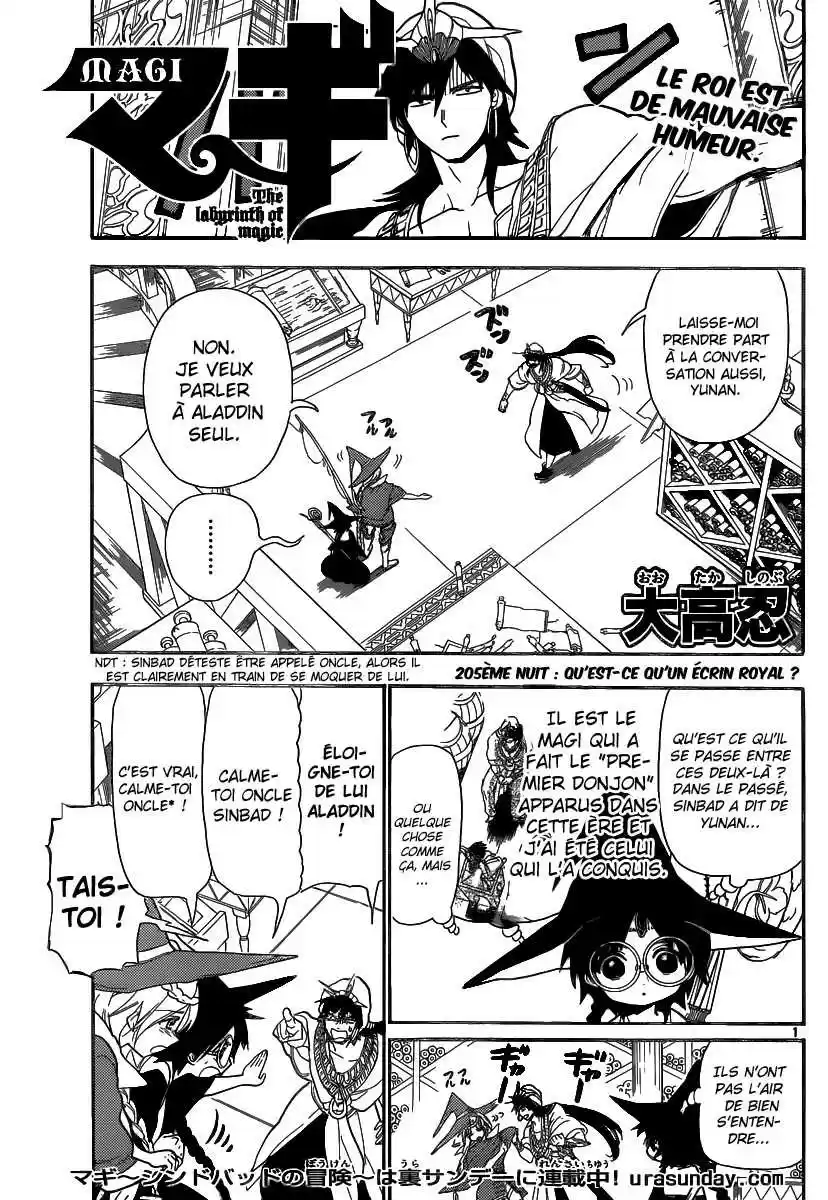 Read Magi The Labyrinth of Magic FR Manga Online