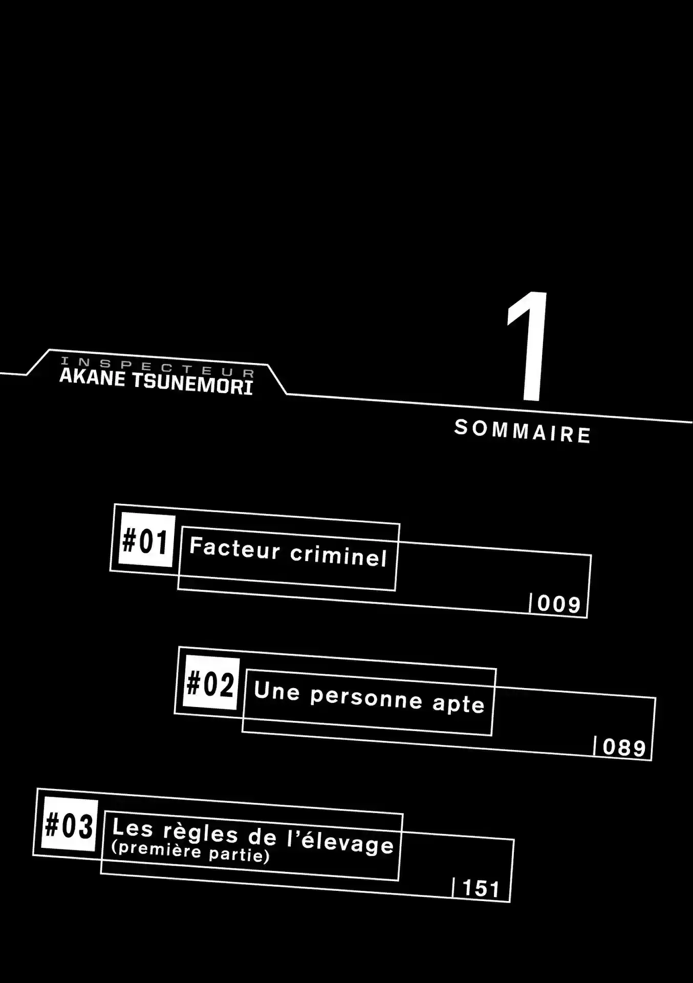 Read Psycho-Pass Inspecteur Akane Tsunemori FR Manga Online