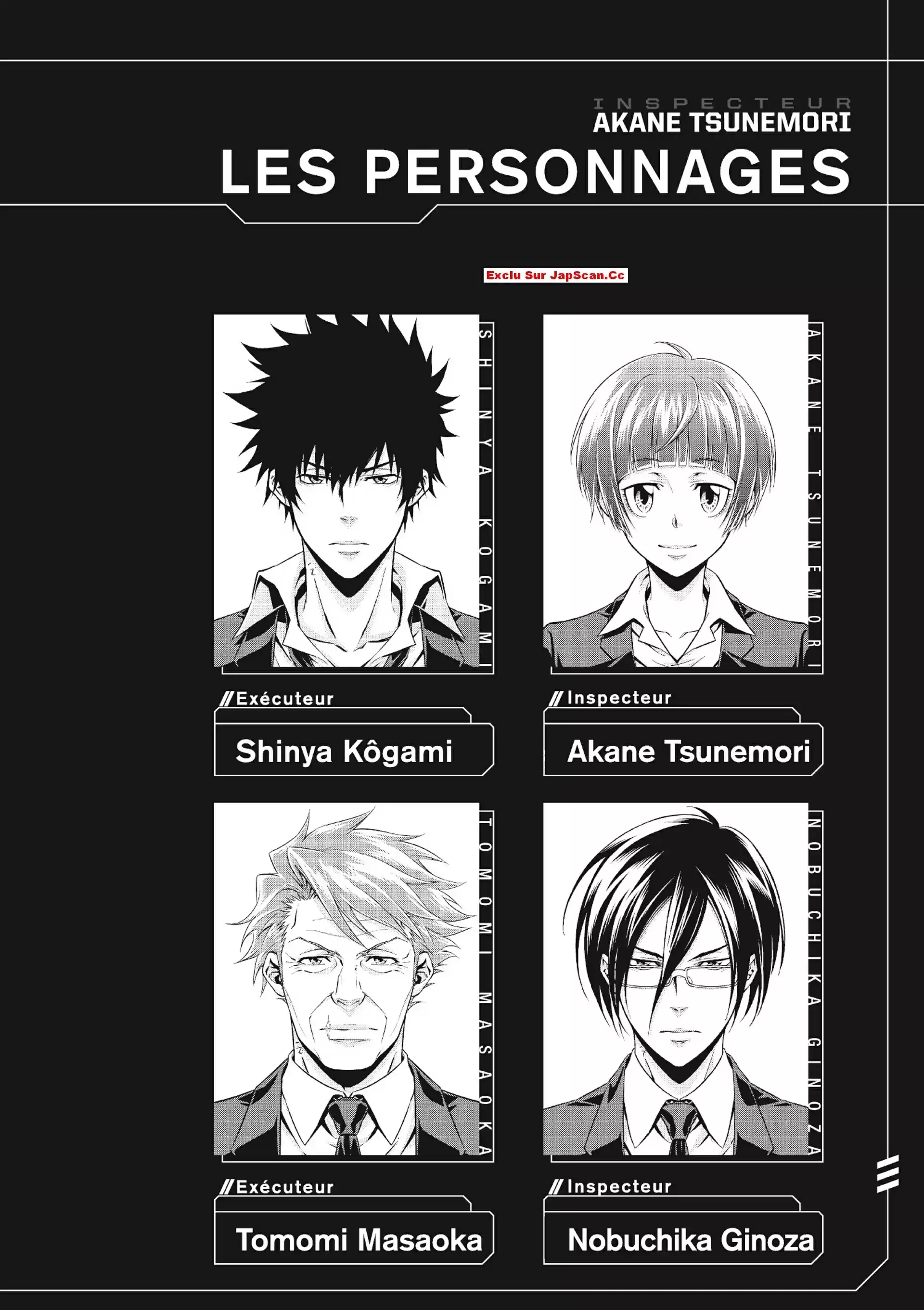 Read Psycho-Pass Inspecteur Akane Tsunemori FR Manga Online
