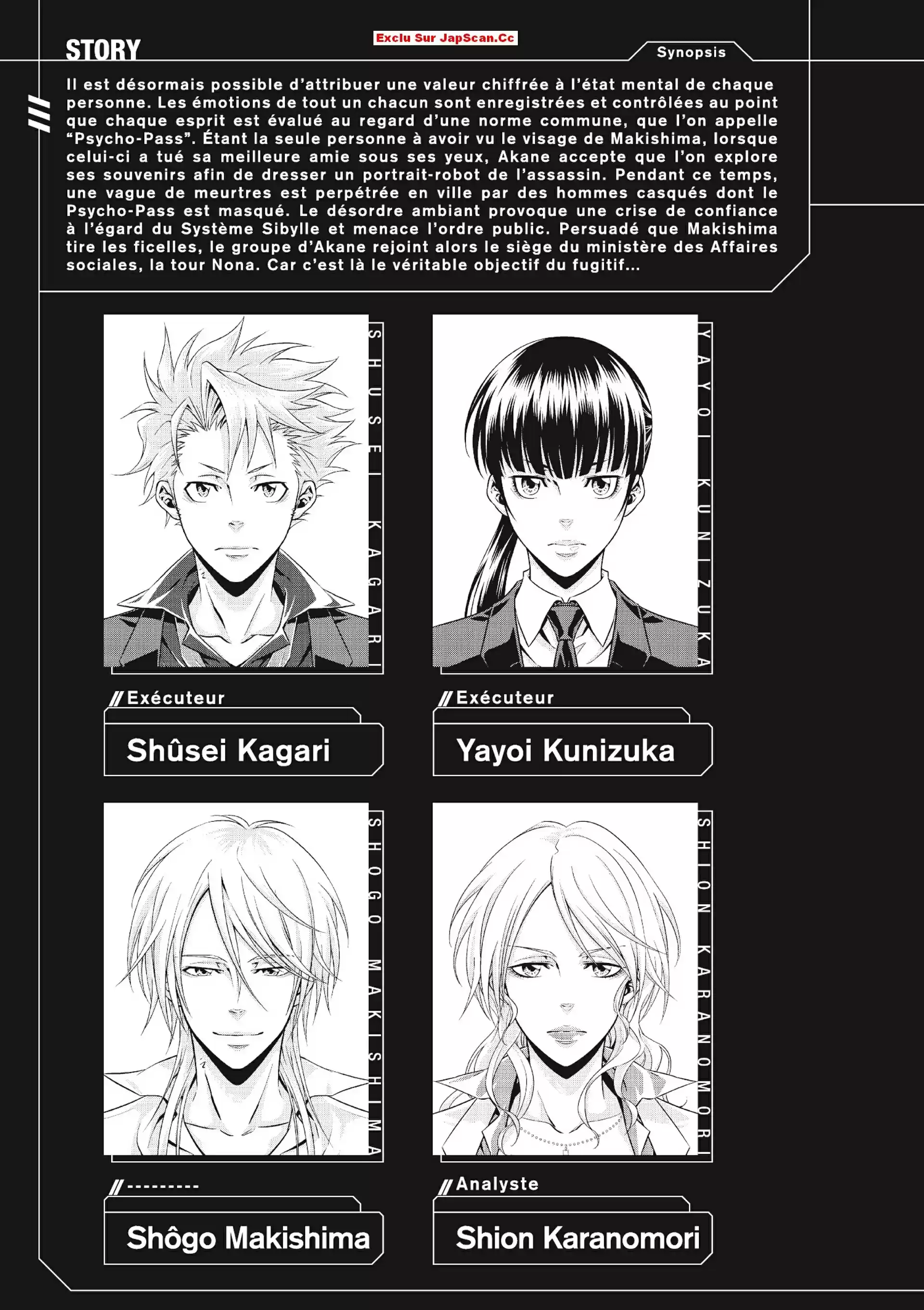 Read Psycho-Pass Inspecteur Akane Tsunemori FR Manga Online