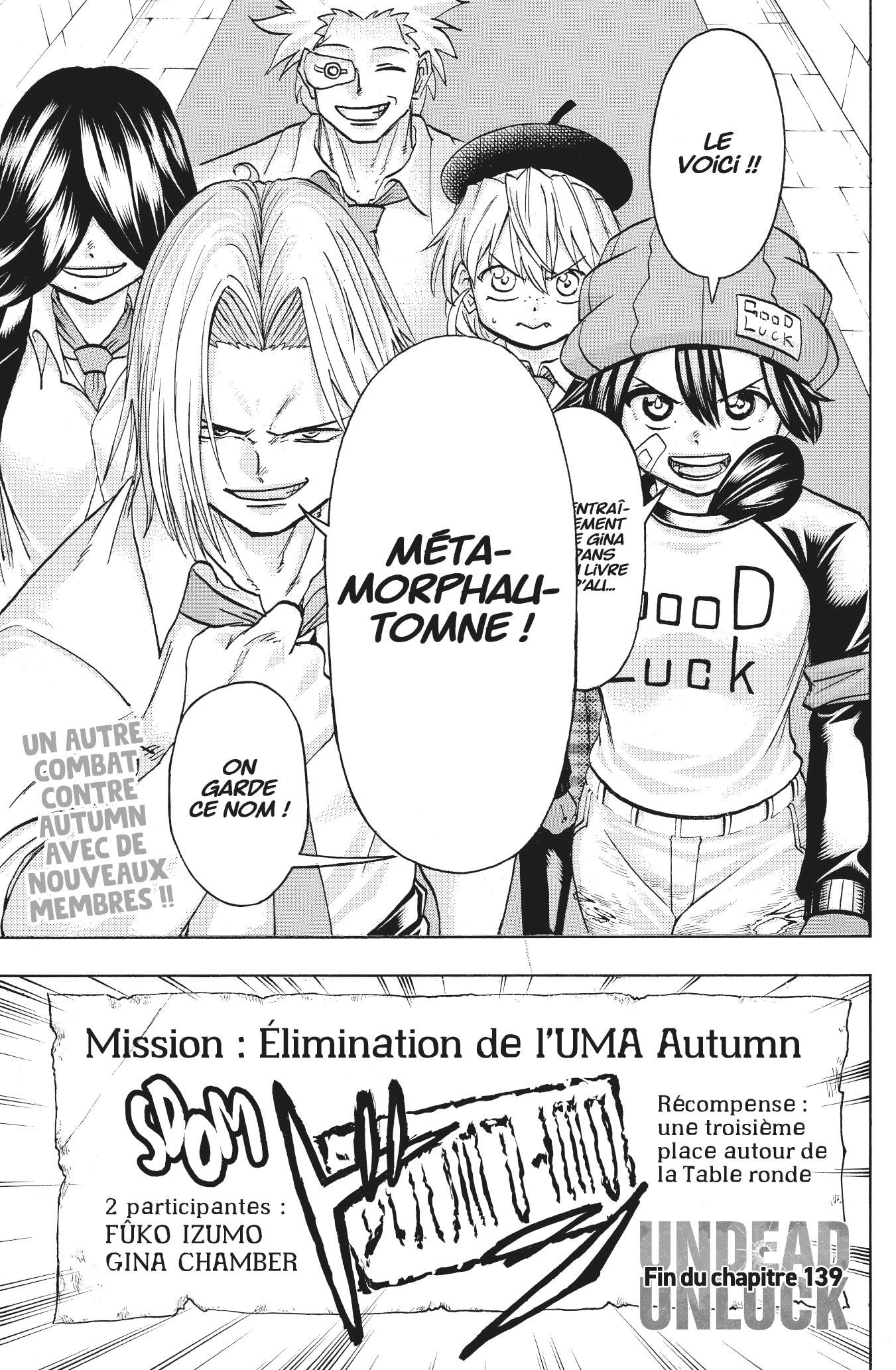 Read Undead Unluck FR Manga Online