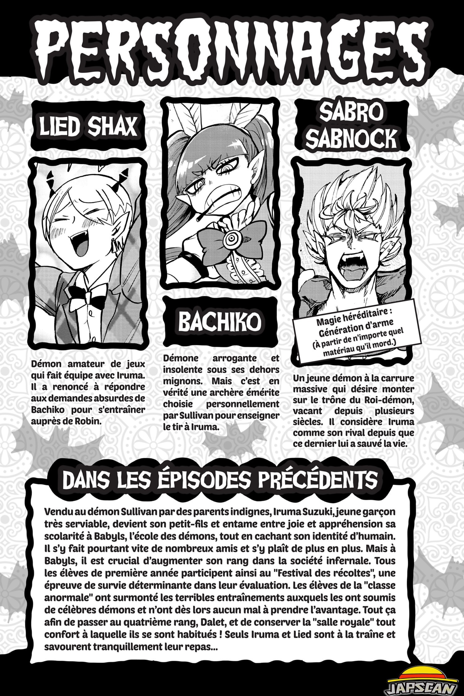 Read Welcome To Demon School Iruma-kun FR Manga Online