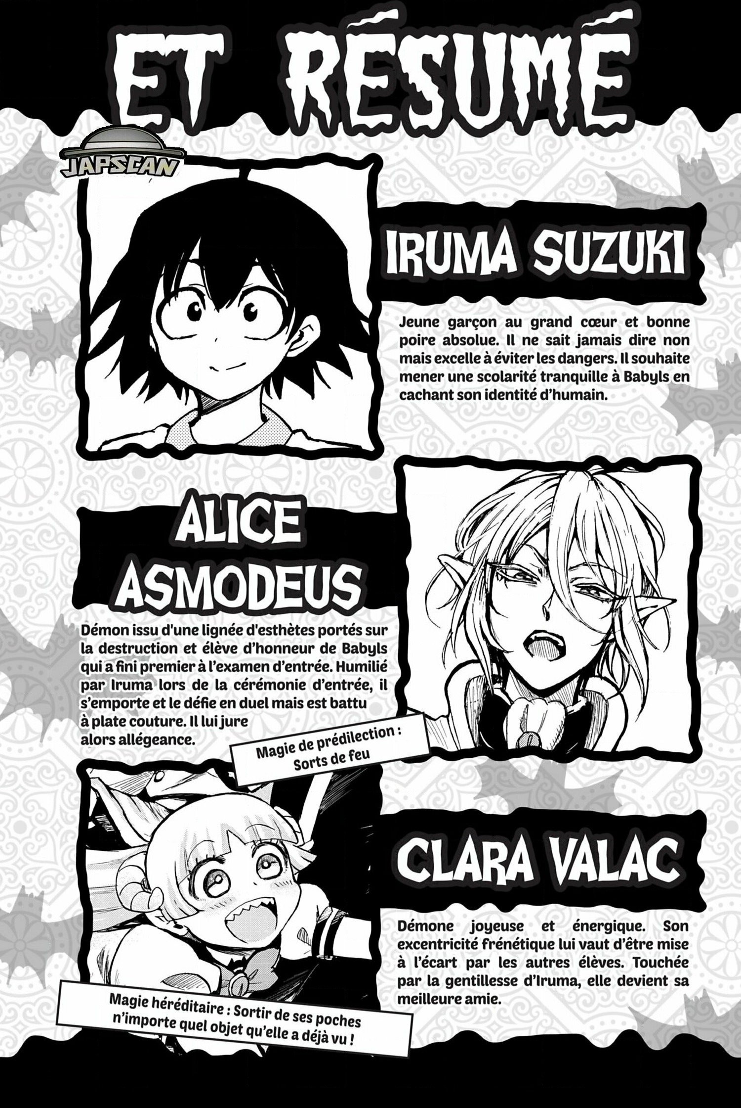 Read Welcome To Demon School Iruma-kun FR Manga Online
