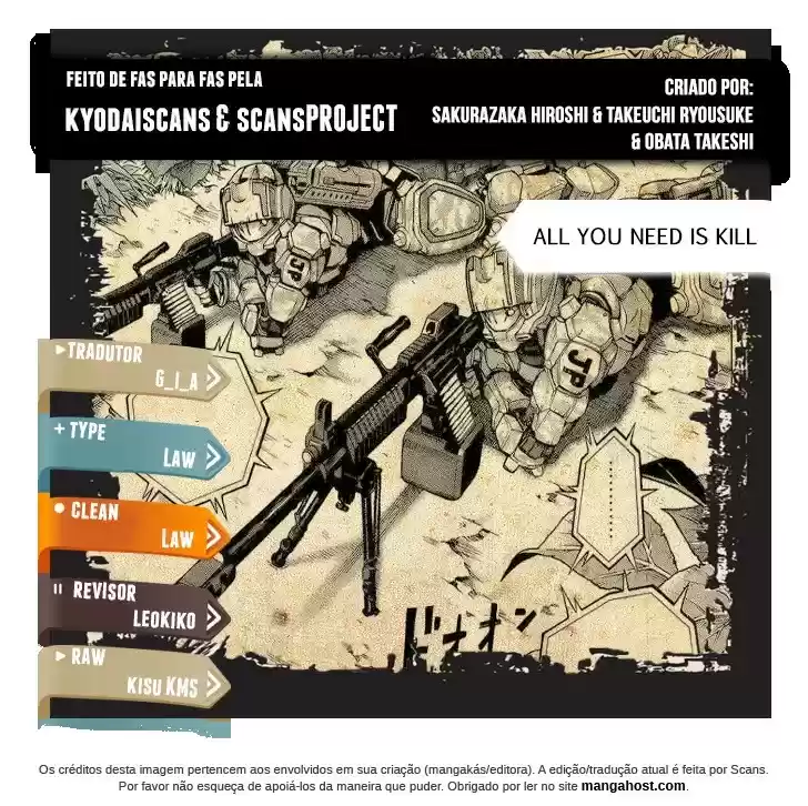 Read All You Need Is Kill pt_BR Manga Online