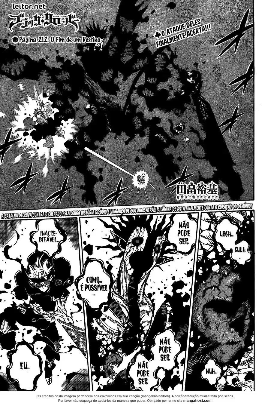Read Black Clover PT  BR Manga Online
