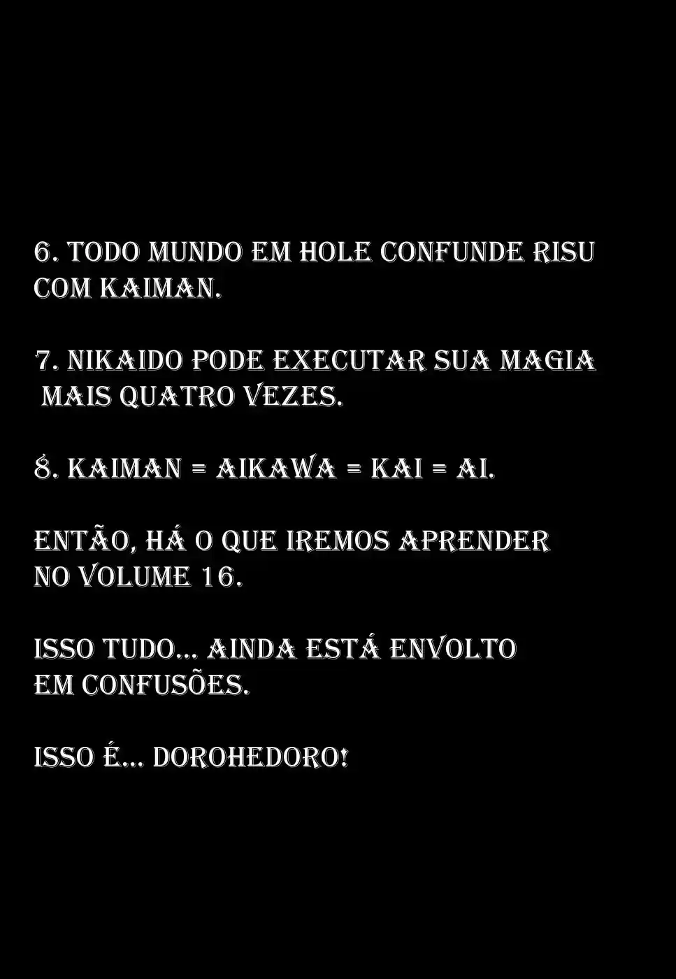Read Dorohedoro pt_br Manga Online