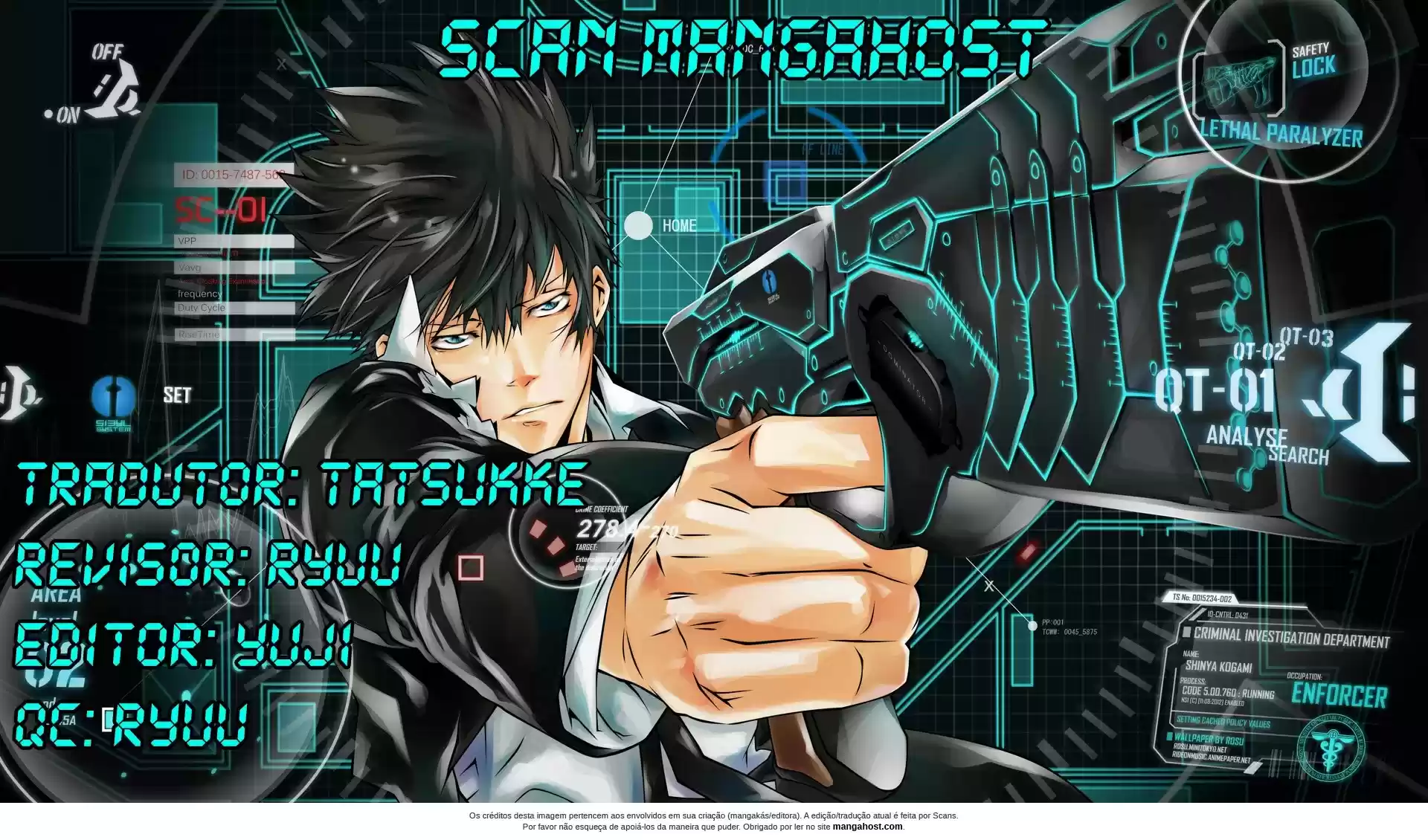 Read Psycho-Pass_ Kanshikan Kougami Shinya pt_BR Manga Online