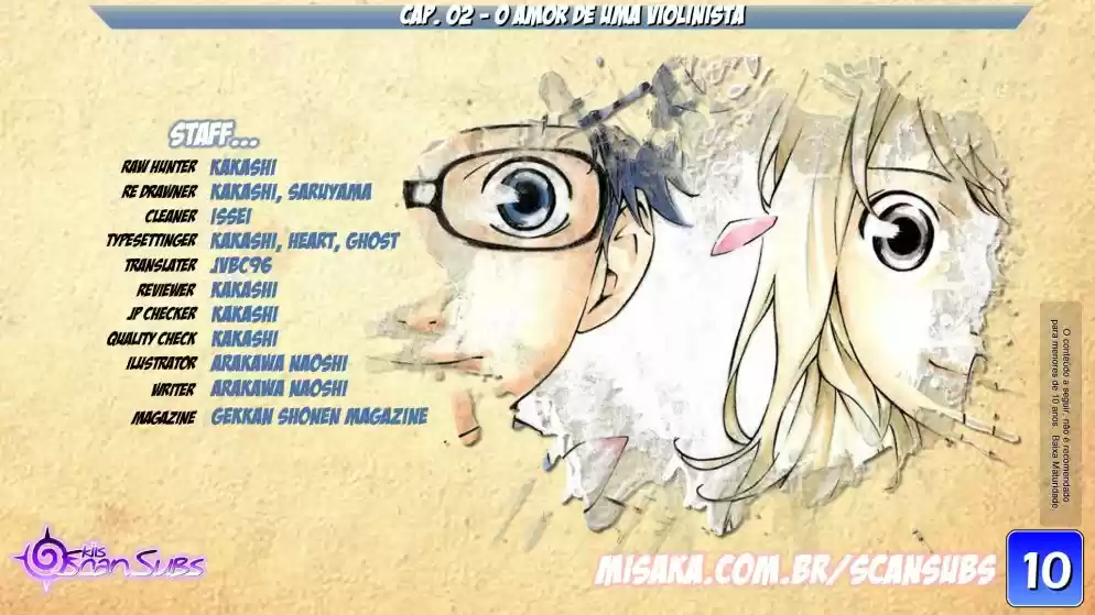 Read Shigatsu wa Kimi no Uso pt_br Manga Online