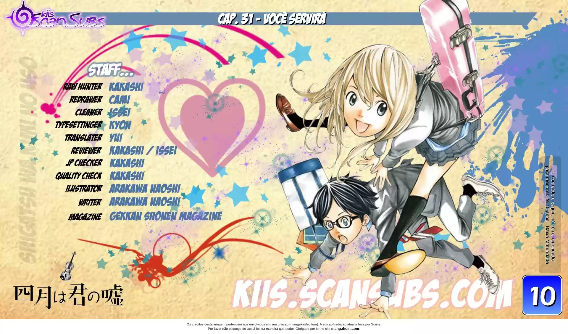 Read Shigatsu wa Kimi no Uso pt_br Manga Online