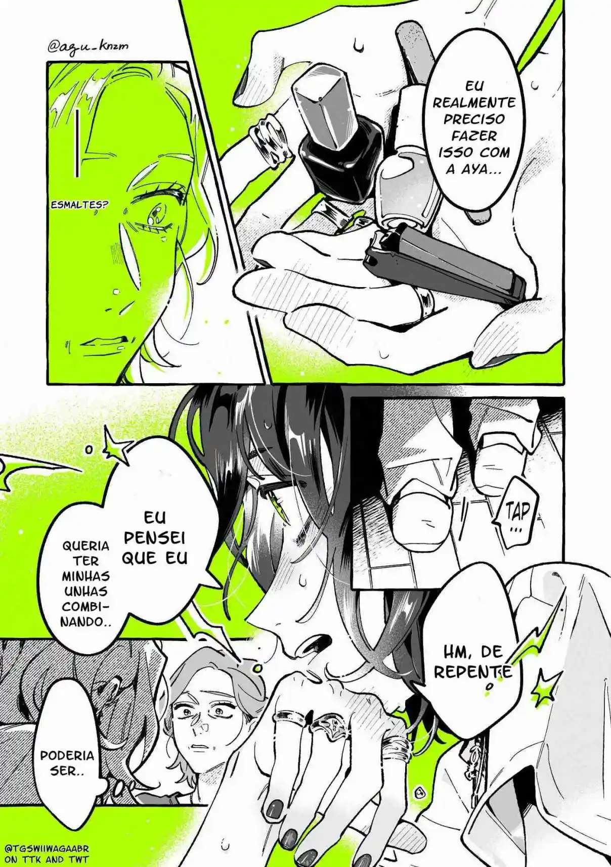 Read The Guy She Was Interested in Wasn't a Guy At All pt_BR Manga Online