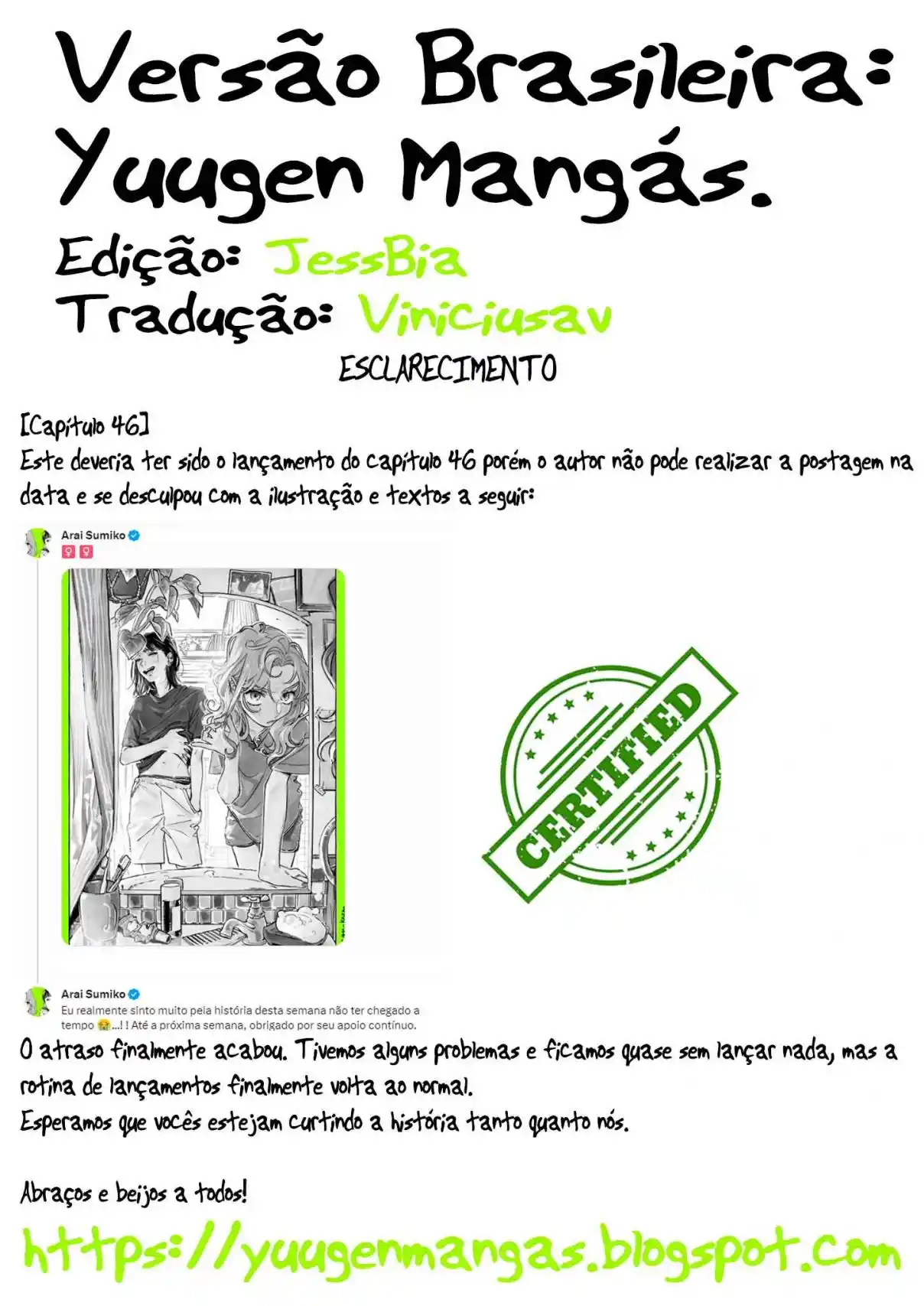Read The Guy She Was Interested in Wasn't a Guy At All pt_BR Manga Online