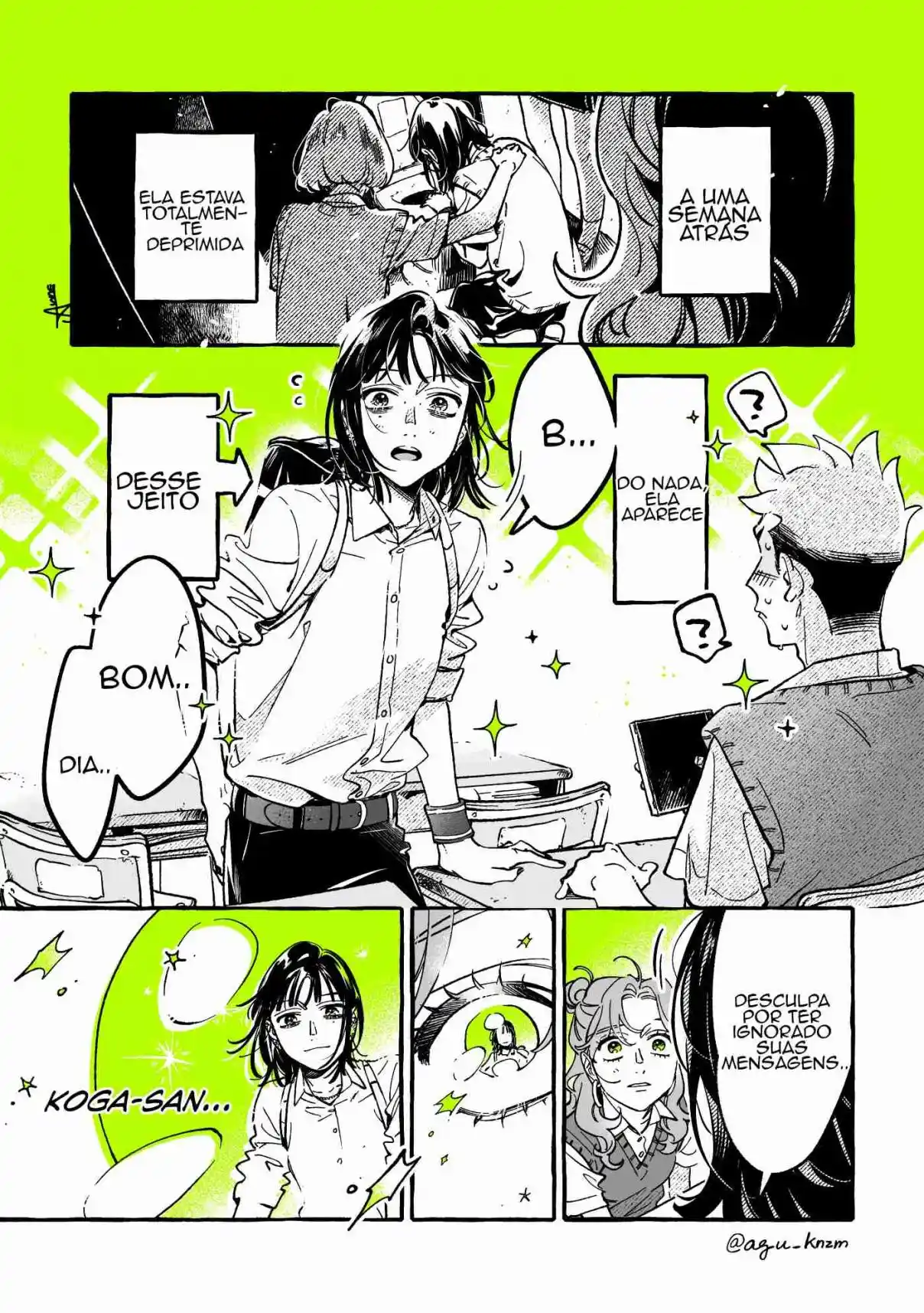 Read The Guy She Was Interested in Wasn't a Guy At All pt_BR Manga Online