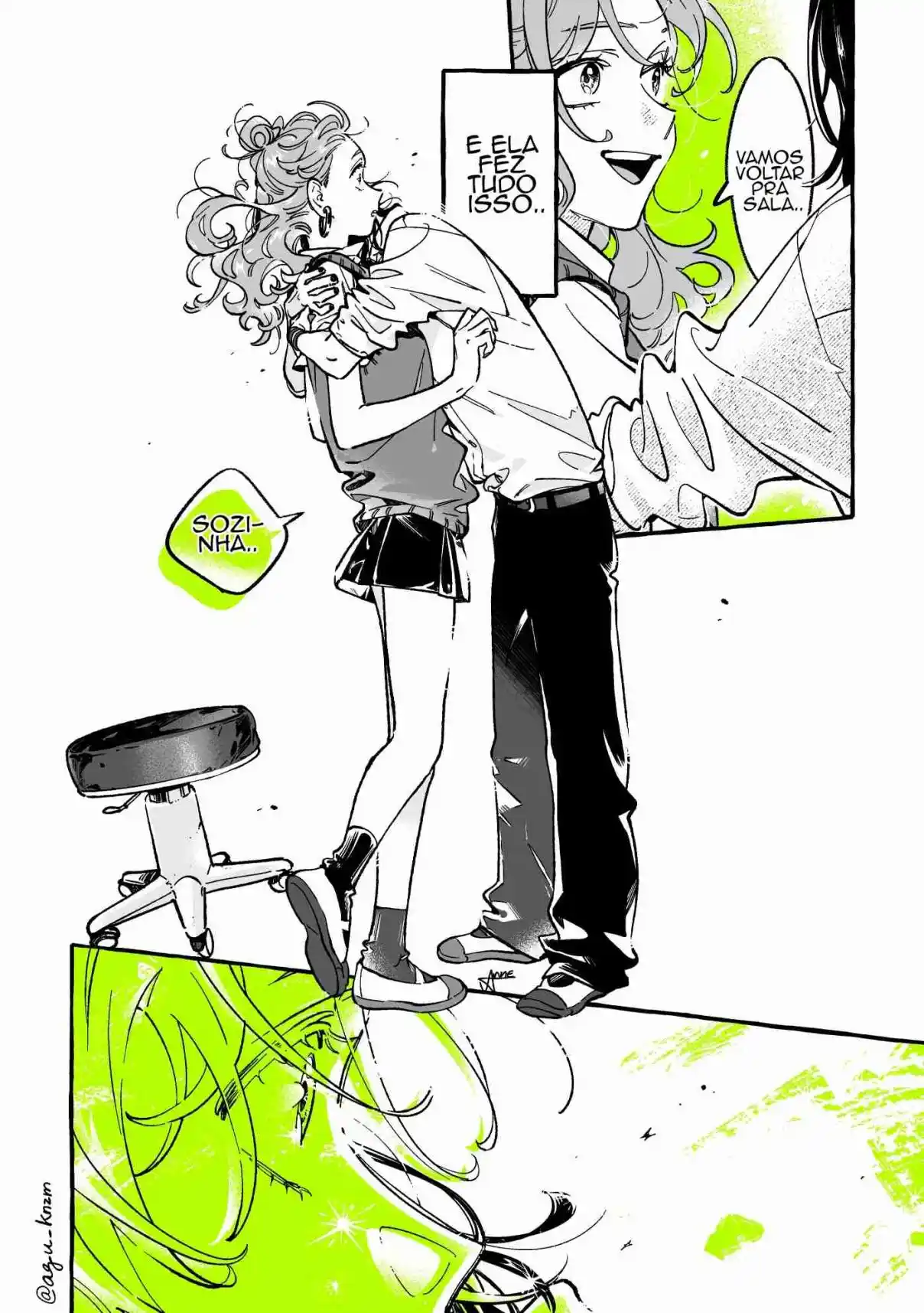 Read The Guy She Was Interested in Wasn't a Guy At All pt_BR Manga Online