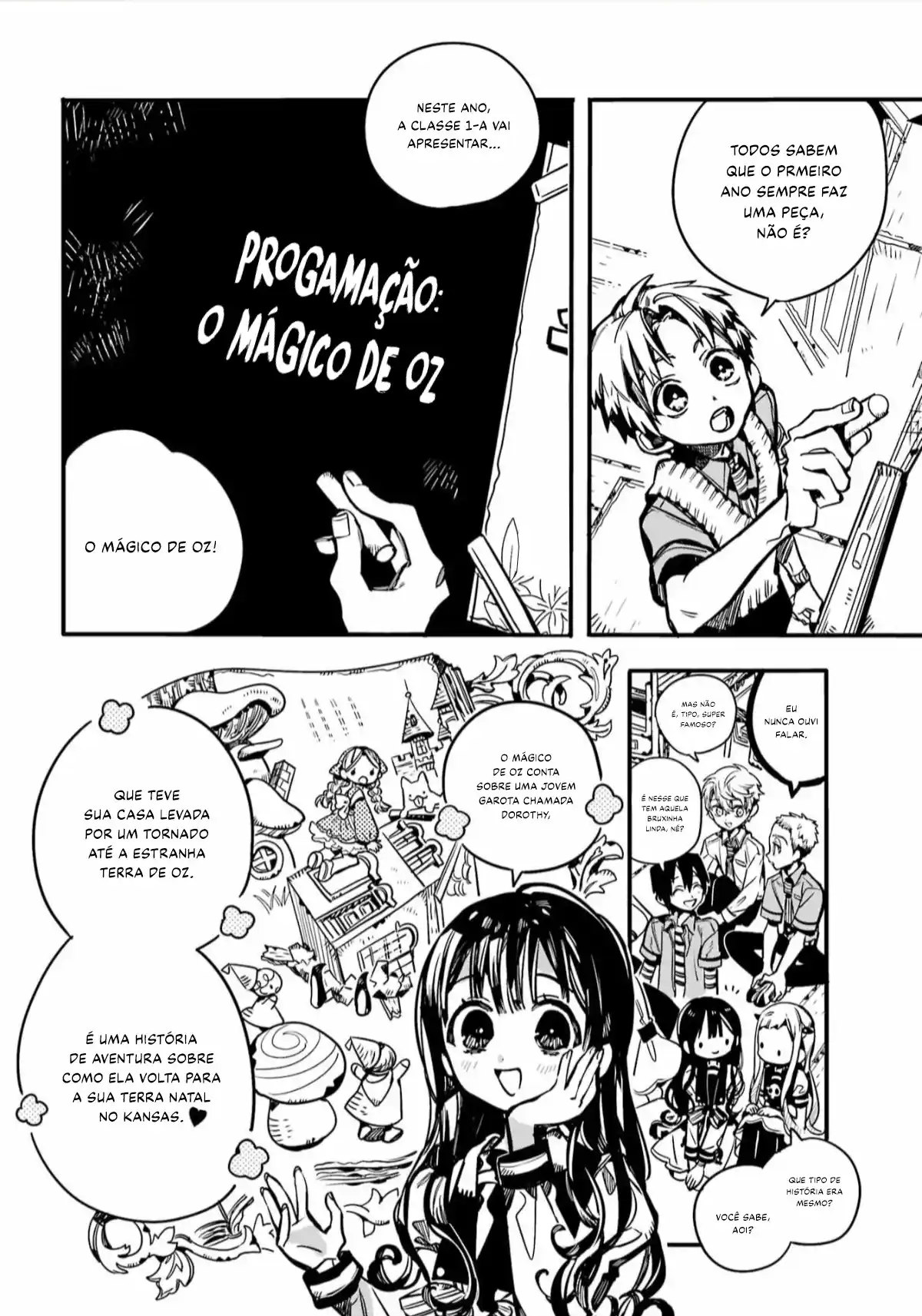 Read Toilet-bound Hanako-kun pt_BR Manga Online